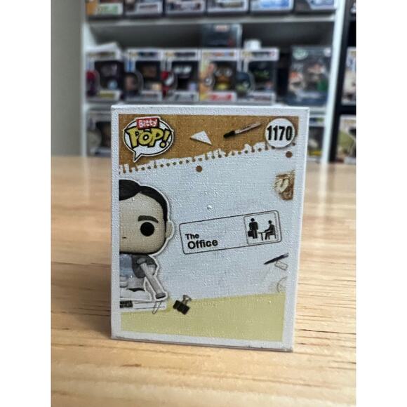BITTY Michael Scott Crutches The Office Funko Pop #1170 Television TV Shows Show - Picture 3 of 6